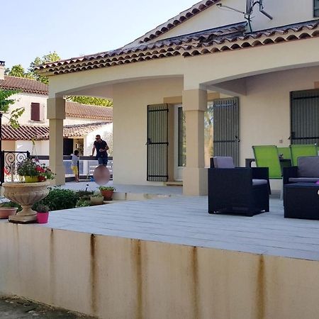 Charmante Maison Climatisee Vedene - Avignon Avec Piscine Bagian luar foto